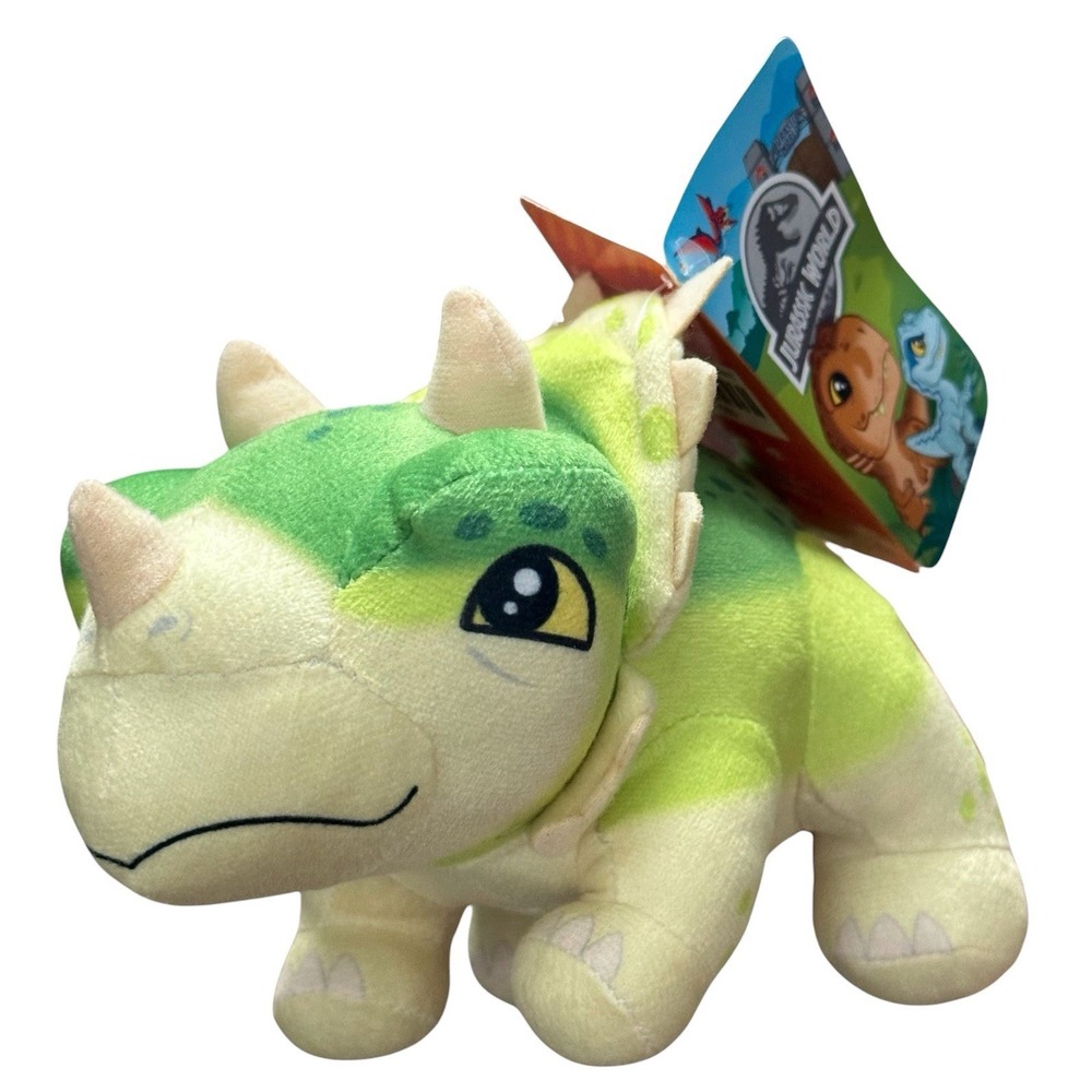 Jurassic World Plush Movie Dinosaur Triceratops 9" Collectible Stuffed Animal